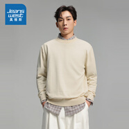 真維斯（Jeanswest）毛衣男圓領(lǐng)寬松情侶本命年龍年衣服上衣2025春季秋新款男KC 米白2110 M