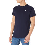 G-Star GStar RAW 男式睫毛圓領(lǐng)短袖 T 恤 藍(lán)色(Sartho Blue D16396-b353-6067) XXL
