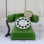 創(chuàng  )意存錢(qián)罐透明超大號儲蓄罐塑料儲錢(qián)卡通兒童禮物硬幣網(wǎng)紅大容量 新電話(huà)機 綠色 橫版加厚款