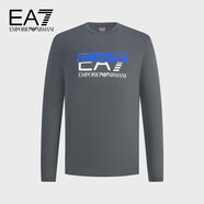 阿瑪尼EMPORIO ARMANI【禮物】EA7男裝LOGO印花長袖T恤衫