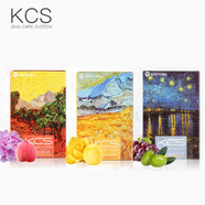 愛(ài)敬KCS香皂潔面沐浴兩用皂韓國進(jìn)口可希絲名畫(huà)香水洗臉皂 絲潤1塊+活力1塊+清爽1塊