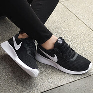 耐克（NIKE）女鞋秋季新款運動(dòng)鞋TANJUN低幫輕便透氣休閑鞋緩震耐磨跑步鞋 DJ6257-004/tanjun黑白網(wǎng)面 38.5