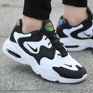 耐克（NIKE）跑步鞋男鞋2025冬季新款運動(dòng)鞋AIR MAX 2X氣墊減震透氣休閑鞋 CK2943-100黑白配色 42