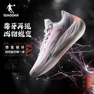 喬丹QIAODAN毒牙3.0籃球鞋男巭LIGHT軟底回彈實(shí)戰耐磨球鞋大碼運動(dòng)鞋 喬丹白/虛擬紅 47