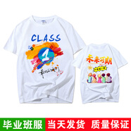 海之卿畢業(yè)班服定制t恤同學(xué)聚會(huì)學(xué)生兒童夏季短袖幼兒園初中高中運(yùn)動(dòng) 班服定制5 XS 短袖