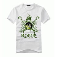 覓佰魔獸世界t恤 短袖夏裝wow為了部落標志游戲牧師法師魔獸衣服 5 XXL