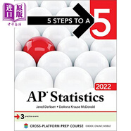 5 Steps to a 5: AP Statistics 2022 五步速成系列：AP統(tǒng)計(jì)學(xué)2022新版 美國麥克勞希爾MH出版社 國際考試自學(xué)教材