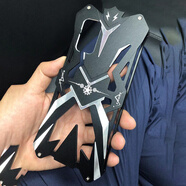 龍豈 榮耀X20手機殼金屬邊框套KKG-AN0榮耀X20防摔全包保護套鋼鐵俠潮牌5g版x10定制男女 榮耀X10 5G版-雷神-黑色