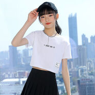 古黛妃（gudaifei）女童短袖T恤2024夏季新款洋氣兒童冰絲韓版上衣中大童寬松白T薄款 975冰絲T(白) 120
