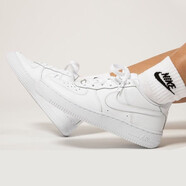 耐克（NIKE）女鞋秋季新款運動(dòng)鞋Air Force 1 空軍一號 AF1休閑鞋低幫板鞋 DD8959-100/純白空軍一號 36.5