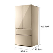 松下（Panasonic） NR-W621TG-XN/W61TGZ-XM 風(fēng)冷無(wú)霜變頻法式多門(mén)618升官旗品質(zhì)家電尾貨 NR-W621TG-XN機 松下全國聯(lián)保