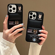 漫威鋼鐵俠服iPhone15Promax手機殼蘋(píng)果14時(shí)尚13防摔全包式XS 充棉服-大孔【黑色鋼鐵俠】 蘋(píng)果14promax