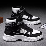 XIANGYUANGE馬丁靴男2026年新款夏季軟底復古ins潮流百搭休閑跑步冬季靴子男 黑色 40 (250mm)