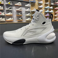 李寧籃球鞋男子2024秋季馭帥17輕量回彈中幫籃球專(zhuān)業(yè)比賽鞋 ABAT043 馭帥17 標準白 ABAT043-4 43.5