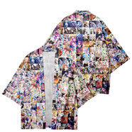 洛必達galgame二次元周邊T恤衣服男女動(dòng)漫印花體恤痛衣夏季學(xué)生休閑短袖 羽織服1 L