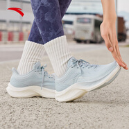 安踏飛云 | 輕便軟底跑鞋女賈卡夏季網(wǎng)面透氣運動鞋減震慢跑鞋旅游鞋 幻景藍-2 36