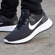 耐克（NIKE）男鞋秋季新款運動(dòng)鞋REVOLUTION 6網(wǎng)面透氣輕便緩震跑步鞋 DC3728-003/革命6/黑白 41