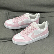 耐克（NIKE）鞋子女 24春季新款COURT BOROUGH 運動鞋子耐磨板鞋休閑鞋女鞋 DV5456-105 粉色 38.5