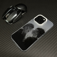 魔杰倫 抽象藝術(shù)適用于蘋果于iphone16promax手機殼15Promax新款16plus高級感14pro鐳射13pm防摔殼套12pm 抽象藝術(shù) 古董白 iPhone15promax