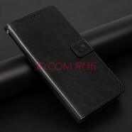 佩諾小米Redmi 12C手機(jī)殼Helio G85保護(hù)套紅米翻蓋式皮套硅膠軟殼全包邊防摔外殼男女款 【搭扣錢包款】黑色 紅米12C