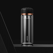 雷德夫（LEIDFOR）G1 雙層玻璃杯  男士大容量保溫茶杯水杯辦公室杯 玫瑰金 400ml