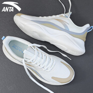 安踏（ANTA）男鞋運(yùn)動(dòng)鞋子男2025春秋季新款網(wǎng)面軟底跑步鞋男休閑鞋透氣跑鞋子 象牙白/麥芽淺棕 凌云 44 /44.5