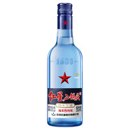 紅星 藍瓶 二鍋頭 清香型白酒 八年陳釀（新老包裝隨機發(fā)貨） 43度 250mL 1瓶