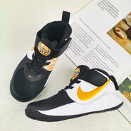 耐克（NIKE）【現(xiàn)貨】Nike耐克青少年 拉鏈籃球鞋多功能運動鞋 AQ4225-004  黑白金11C 28 / 11C