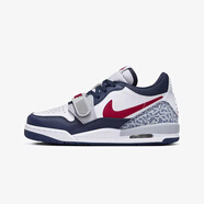 耐克（NIKE）AIR JORDAN LEGACY 312 GS 運(yùn)動(dòng)籃球鞋 深藏青 狼灰 校園紅CD9054-164 38