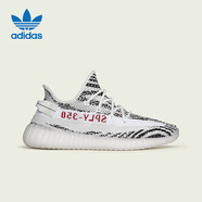 阿迪達(dá)斯Yeezy椰子350春夏白斑馬女鞋同款跑步鞋CP9654UK4.5碼37