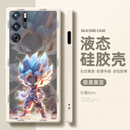 慕多 紅魔9pro保護(hù)殼 nubia 9pro+ 全包磨砂超薄潮牌卡通動(dòng)漫創(chuàng)意定制氣囊磁吸金屬防摔 古董白【極意賽亞A款】+鋼化膜 紅魔9pro