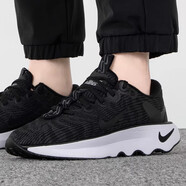 耐克（NIKE）男鞋2025新款夏季跑步鞋E-SERIES休閑鞋運動鞋易穿脫網(wǎng)眼慢跑鞋 DV1237-001黑煤黑白 42