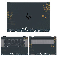咔咔魚(yú)惠普envy16 X360電腦貼紙x360 14/16 2024貼膜13.3/14/15.6/16英寸360度翻轉筆記本保護膜 圖案款式2 ACD面+防藍光屏幕膜+鍵盤(pán)膜