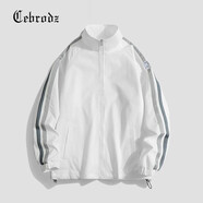 Cebrodz法國 外套男新款寬松夏季休閑夾克男士百搭潮流百搭春夏男生上衣 2209白色 M