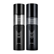 麗顏世家炭能量男士潔面膏爽膚水醒膚霜護膚面霜乳液健膚乳四款可選 爽膚水+健膚乳