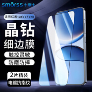 Smorss【2片】適用小米紅米Turbo4Pro鋼化膜 Redmi turbo4Pro手機膜全覆蓋保護高清玻璃防摔淡指紋前膜