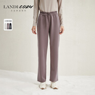 LANDIcozy無壓舒適系列四面彈輕運(yùn)動(dòng)直筒休閑褲女秋冬新品 霧靄紫 XL