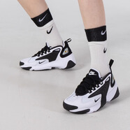 耐克（NIKE）女子青少年 M2K TEKNO 運動(dòng)鞋復古老爹鞋氣墊輕便休閑鞋跑步鞋 AO0354-100/zoom2k黑白熊貓 35.5