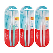 高露潔高露潔備長(cháng)炭牙刷6支裝深潔細軟毛 纖柔深潔新包裝顏色隨機 ' 6支