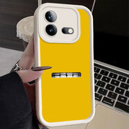 鍵為 vivoiqooneo8手機殼Neo8保護套硅膠新款天眼階梯殼金剛砂全包鏡頭防摔軟殼 【小黃人】古董白+品牌貼膜 iqooneo8