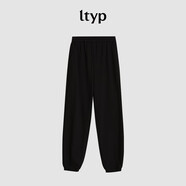 旅途原品ltyp 精梳棉混紡衛衣套裝 簡(jiǎn)約百搭衛衣/衛褲/直筒半裙女早秋 衛褲-經(jīng)典黑 S