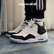 耐克（NIKE） 男鞋 Air JordanCOURTSIDE25 AJ25男子康扣運動(dòng)休閑籃球鞋子男 AR1000-104【黑白 康扣】 44.5