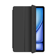zoyu iPad Air7保護(hù)套11英寸2025新款13英寸M3芯片適用蘋果Air6平板電腦2024三折air5保護(hù)殼全包 尊貴黑【送鋼化膜套餐】 2025/2024款A(yù)ir7/6【11英寸】