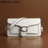 CHARLIE & KELLICK女包官方女包2025新款酒神包法式腋下包感法棍包斜挎小包 米白色 禮盒禮袋