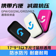 拓思曼適用于羅技GPW一代二代三代狗屁王鼠標(biāo)收納包G502/G903/G304/G703/G900H抗壓防摔減震便攜包保護(hù)盒 【羅技鼠標(biāo)收納包】黑色