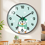 BBA掛鐘 現代創(chuàng  )意時(shí)尚辦公室書(shū)房卡通簡(jiǎn)約動(dòng)物創(chuàng  )意臥室石英掛鐘30cm
