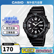 卡西歐（CASIO）復古休閑時(shí)尚指針?lè )浪畬W(xué)生運動(dòng)手表 MRW-200H-1B2VDF