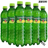 食懷俄羅斯進口Laimon Fresh Max檸檬薄荷味味碳酸飲料瓶裝 500ml*6瓶(塑料瓶)