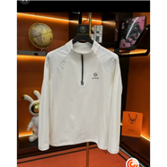 茱艾爾?？诮环b店2025新款時(shí)尚戶外休閑運(yùn)動(dòng)長(zhǎng)袖衛(wèi)衣打底衫-2111 白色 2XL 135155斤