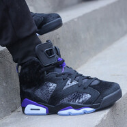 耐克（NIKE）新款男鞋 Air Jordan 6代 AJ6 喬6 喬正代限量運(yùn)動(dòng)休閑高幫籃球鞋 AR2257-005 黑豹全明星馬毛黑紫 40